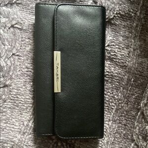 Tahari Black Leather Wallet